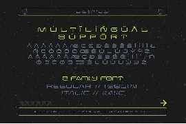 Aeronixsa - Futuristic Font