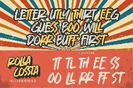 Rolla Cossta - Handwritten Brush Font