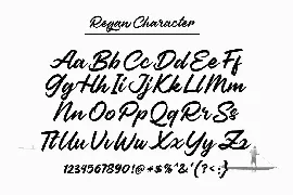 Regan Script font