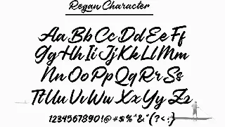 Regan Script font