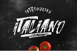 Italiano Brush Font