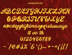 Mothela Display Script font