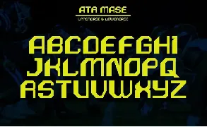 ATR Mase - Sport Display Font