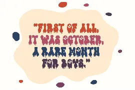 Groovy Night Halloween Display Font