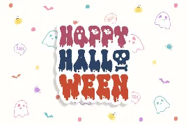 Groovy Night Halloween Display Font