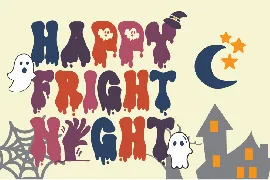 Groovy Night Halloween Display Font