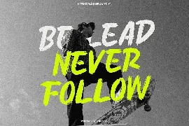 Hypegoals - Brushy Display Font