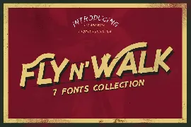 Fly and Walk Typeface font