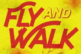 Fly and Walk Typeface font