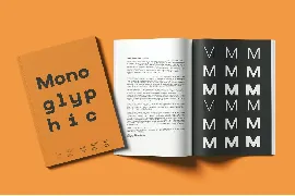 Monoglyphic - Clean Monospace Typeface font