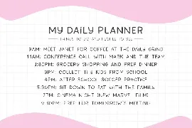 My Daily Journal Font