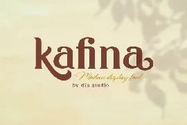 Kafina - Modern Serif Font