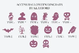 Silent Groovy Halloween Display Font