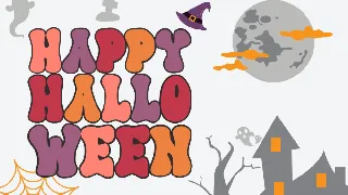 Silent Groovy Halloween Display Font