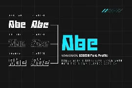 Abodin | Futuristic Font