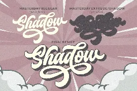 Masterday - Vintage Retro Font