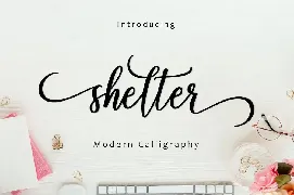 Shelter Script font