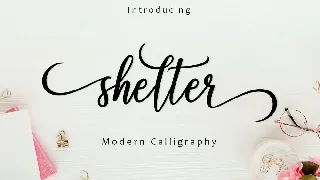 Shelter Script font