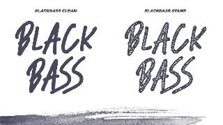 Black Bass font