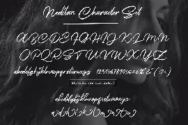 Nedilan - Signature font