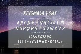 Kiyomasa Script Font