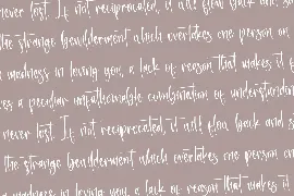 Mountain Moonlight Modern Handwritten Font