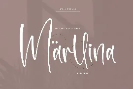 Mountain Moonlight Modern Handwritten Font