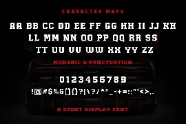 Fastrun - A Sport Display Font