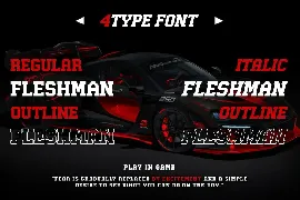 Fastrun - A Sport Display Font