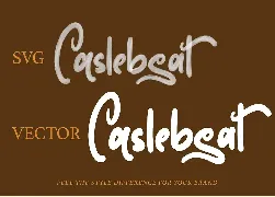 Caslebeat - Playfull SVG Font