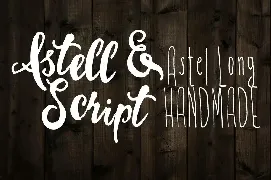 Astel Script Typeface font