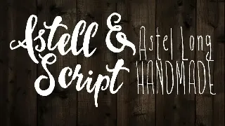 Astel Script Typeface font