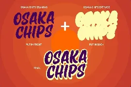 Osaka Chips font