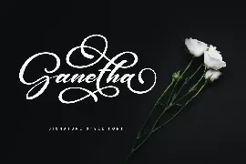 Ganetha - Elegant Script Font