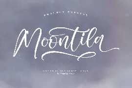 Moontila Handwritten Script Font