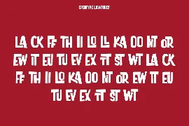 Loskatos Unique Display Font