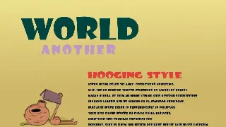 Hooging -  Funny Font Style