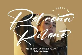 Patrena Rolane Modern Signature Font