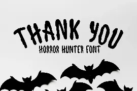 Horror Hunter - Handwritten Display Font