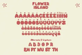 Flower Island font