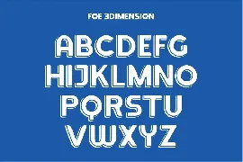 Fooe Fooe | 3D fonts Sporty