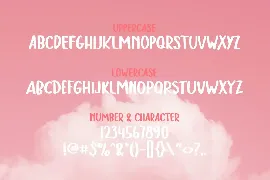 Larman - girly font