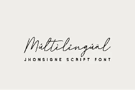 Jhonsigne Signature Script Font