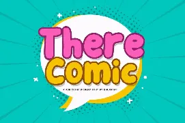 There Comic font