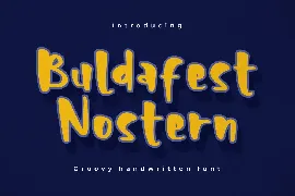 Buldafest Nostern Groovy Handwritten Font