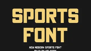 Neboma Sporte font