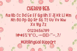 Cherry Bell - Freshty Font