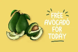 Avocados - Cute Font