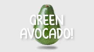 Avocados - Cute Font