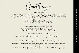 Smoothing - Modern Calligraphy Font